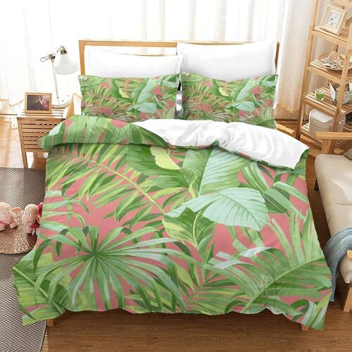 Rainforest Housse De Couette Avec Couette Microfibre Avec Fermeture ¿¿Clairadulte Enfants Adultes Ensemble De Housse De Couette Ensemble De Literie Ave