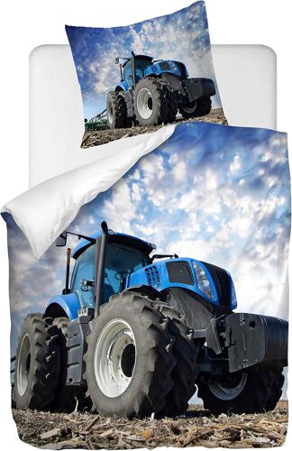 Parure De Lit Pi¿¿Ces Avec Housse De Couette Et Taie D'oreiller,Tracteur Agricole, X Cm / X Cm X ,Multi