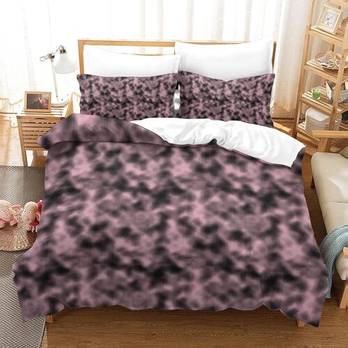 Rose Sets De Housse De Avec Fermeture Eclair Couettes Adulte Parure De Lit Pi¿¿Ces Pour En Microfibre R¿¿Versible Gar? On Fille Ensemble De Literie Ave