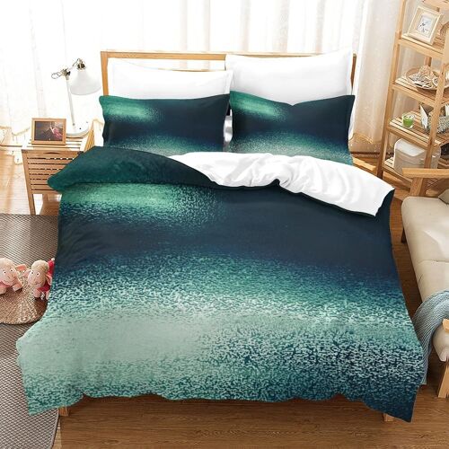 Bleu Sets De Housse De Avec Fermeture Eclair Couettes Adulte Parure De Lit Pi¿¿Ces Pour En Microfibre R¿¿Versible Gar? On Fille Ensemble De Literie Ave