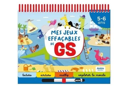 Mes Jeux Effaçables De Gs - Avec 1 Feutre