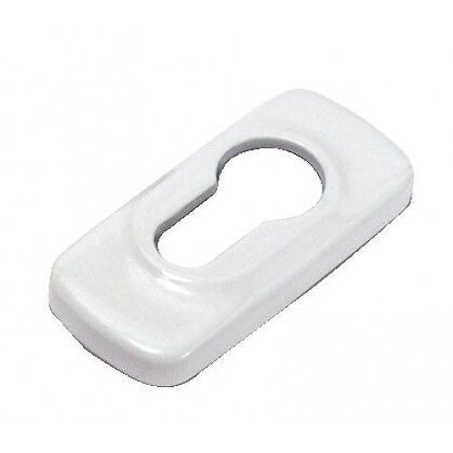 Rosace entrée de cylindre - pour béquilles Horus et Héra - blanc 9010 mat FAPIM