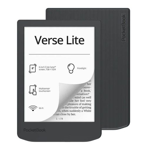Ebook PocketBook Verse Lite 619 6`` E-Ink Carta 8GB Wi-Fi Gray