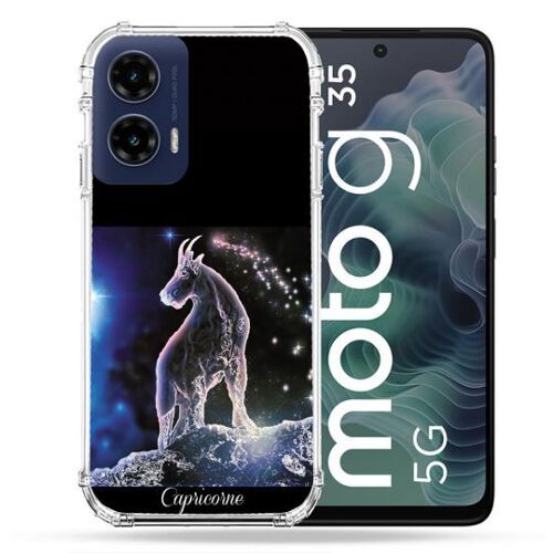 Coque Renforcée Pour Motorola G35 5g Signe Zodiaque 2 Capricorne