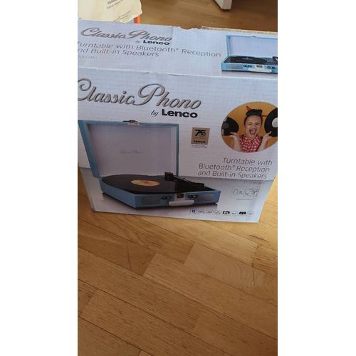 Tourne disque TT lenco malette