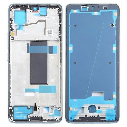 Cadre De Plaque Centrale Pour Xiaomi Redmi Note 13 Pro 5g/Poco X6 5g (Côté A) (Sans Logo) - Bleu