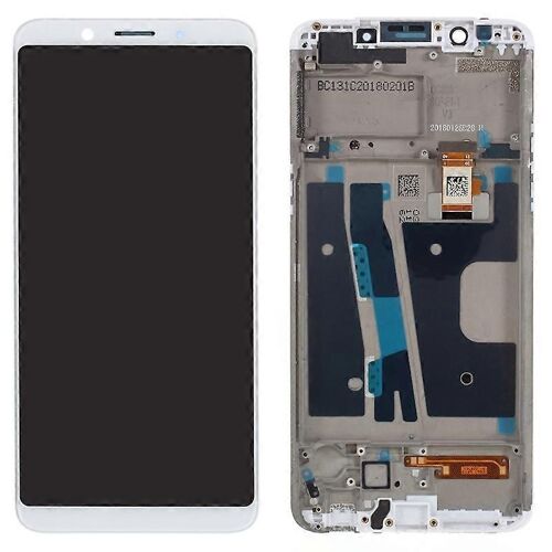 Écran Lcd Et Numériseur Pour Oppo A73/F5/F5 Youth Grade C, Pièce De Réparation Avec Châssis (Sans Logo) - Blanc