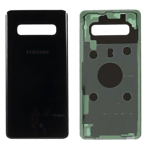 Boîtier De Batterie Avec Autocollant Adhésif Pour Samsung Galaxy S10 Plus G975 - Noir