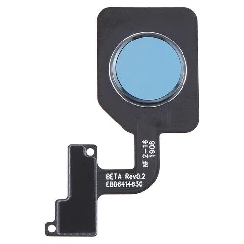 Câble Flexible De Remplacement Pour Bouton D'empreinte Digitale De La Touche D'accueil D'origine (Sans Logo) Pour Lg G8s Thinq Lmg810 - Bleu Bébé