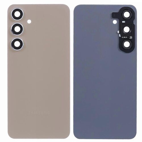 Boîtier De Batterie Avec Cache D'objectif Pour Samsung Galaxy S24/S921 - Gris