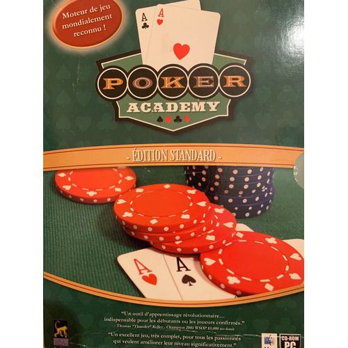 Poker Academy - Sur Mac Pc- Rom - Adeteur : Mac - Aidé Par- I.A - 2 Discs - 