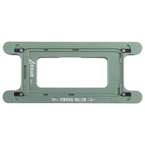 Jiehuazhongchuang Pour Iphone 15 Pro, Cadre D'écran Lcd Magnétique, Cadre De Pression, Moule De Maintien, Outil De Réparation De Téléphone Portable