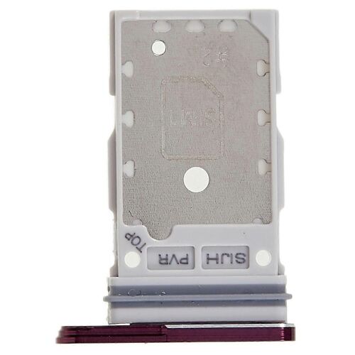 Support De Remplacement Pour Double Carte Sim Oem (Sans Logo) Pour Samsung Galaxy S22 Ultra 5g S908 - Violet