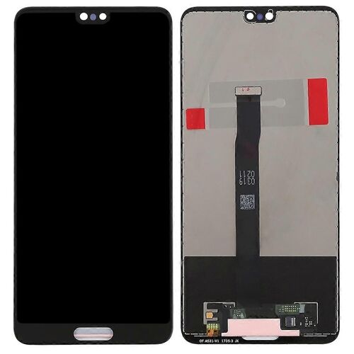 Écran Lcd Et Numériseur De Rechange (Sans Logo) Pour Huawei P20 (Lentille En Verre Non Oem, Autres Pièces Oem) - Noir