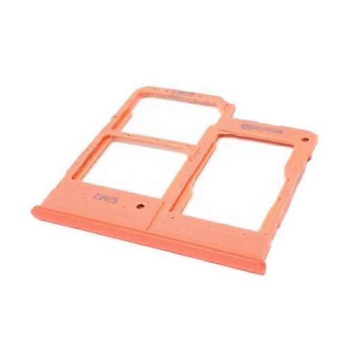Support De Carte Sim Et Sd Oem De Remplacement (Sans Logo) Pour Samsung Galaxy A20e Sm-A202f - Orange