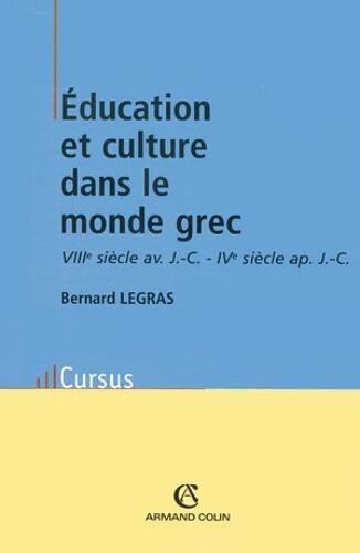 Éducation Et Culture Dans Le Monde Grec