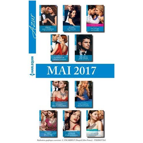 10 Romans Azur + 1 Gratuit (Nâ°3825 Ã  3834 - Mai 2017)