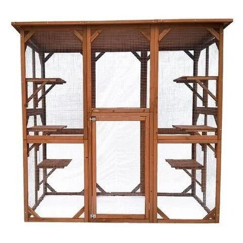 Parc À Chats Enclos En Bois