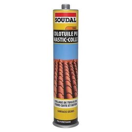 Mastic-colle PU rouge terre cuite - COLOTUILE 300ml