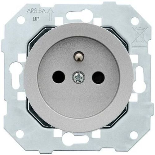 Prise 2p+t ALU GLOSSY DOM - FONTINI