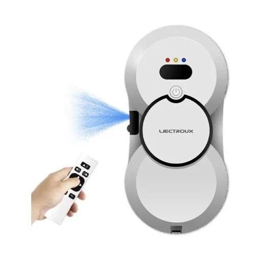 Robot Laveur Vitre Electrique Liectroux HCR-10, Pulvérisation d'eau ultrasonique, routage AI, moteur sans balais, réservoir d'eau 30ml, Blanc, 5 ANS DE GARANTIE