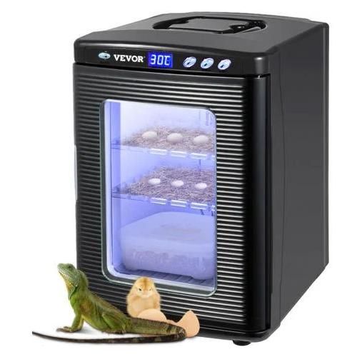 Vevor Incubateur Automatique Appareil A Couver Couveuse Avec Temperature Constante Meilleur Pour Reptiles, Amphibiens
