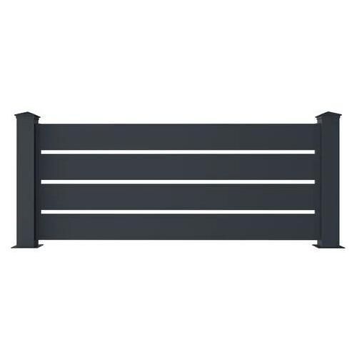 Panneau De Clôture Aluminium 1.9m Ajourée Vogel H.90 Cm - Kit Complet