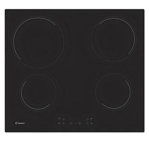 Candy CH64CCB Vitrocéramique Noir - 4 foyers