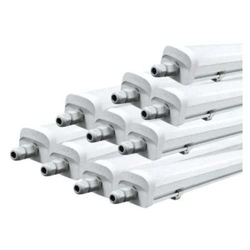 Réglette Led Étanche 150cm 46.5 Ip65 120lm/W - Pack De 10 / Blanc Froid 6000k - 8000k