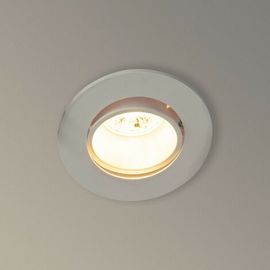 Spot Encastrable Gu10 50w 2700k Rond Orientable Blanc Ip20