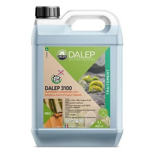 DALEP 3100 Poche Souple de 5 L Fongicide - 400m2 - origine Végétale