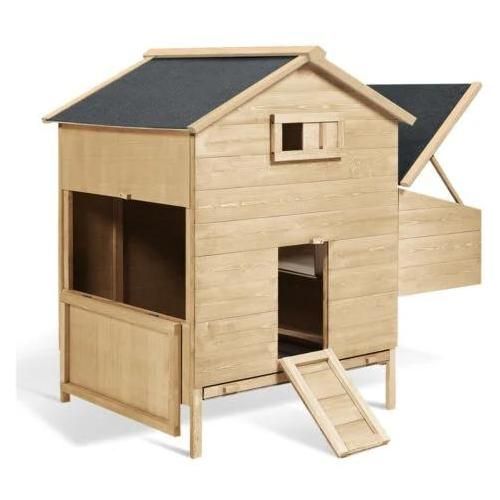 Poulailler Chalet 6-10 Poules Avec Pondoir En Bois