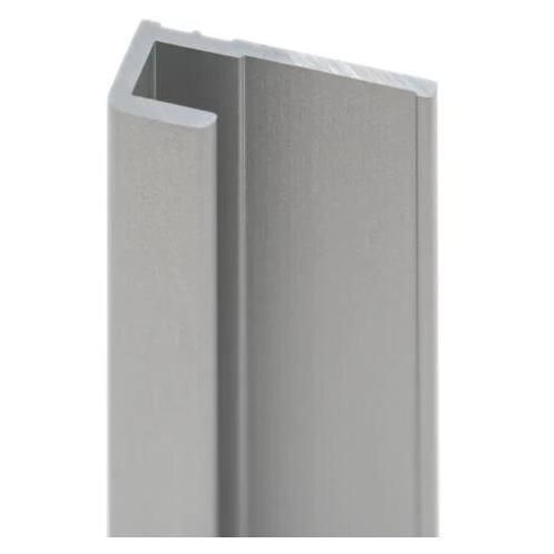 Profilé de fintion pour panneaux muraux Schulte DécoDesign, alu argenté