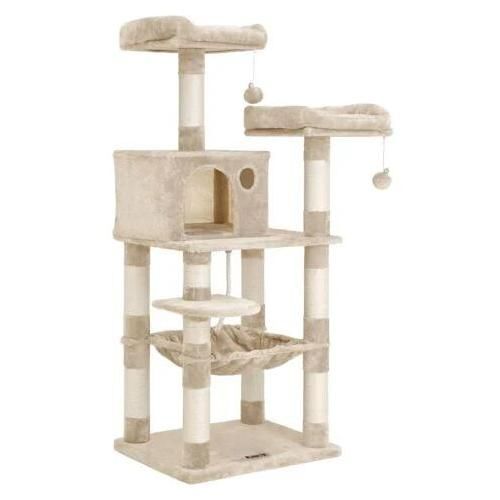 Arbre À Chat Avec Niche, Beige