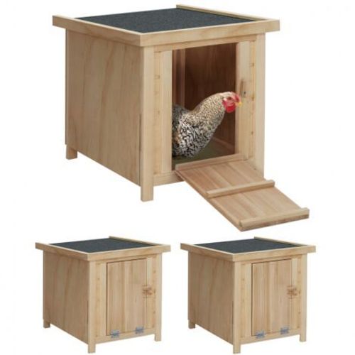 Lot De 3 Clapiers En Bois Pondoirs Pour Poules Nichoirs Avec Fond