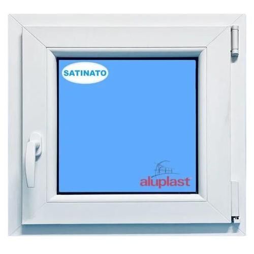 Fenêtre PVC H500 mm X L500 mm Blanc, Oscillo-Battante Tirant Droit Verre Dépoli