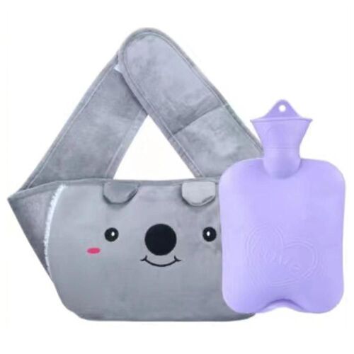 Mignon Bouillotte Corps Coussin Chauffant Bouteilles Chauffe-Mains Avec Housse En Peluche Pour Réchauffer La Taille Du Ventre