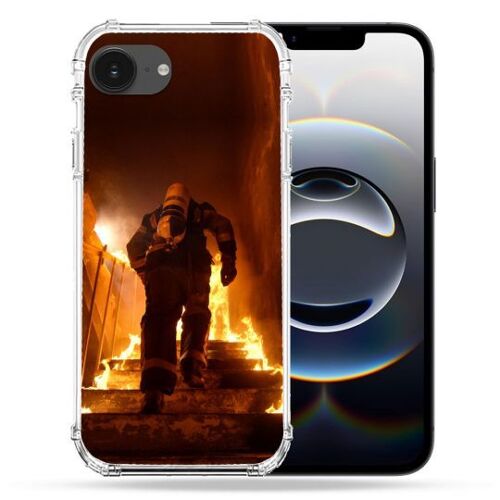 Coque Renforcée Pour Iphone 16e Pompier Escalier