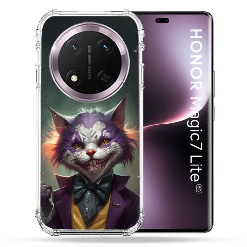 Coque Renforcée Pour Honor Magic 7 Lite 5g Animal Chat Joker