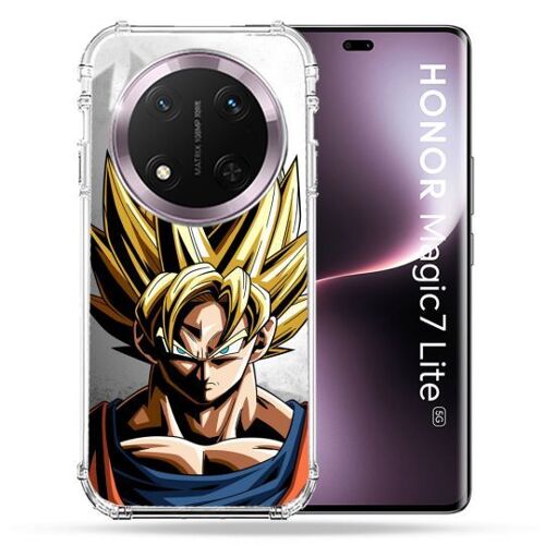 Coque Renforcée Pour Honor Magic 7 Lite 5g Manga Dragon Ball Sangoku Portrait