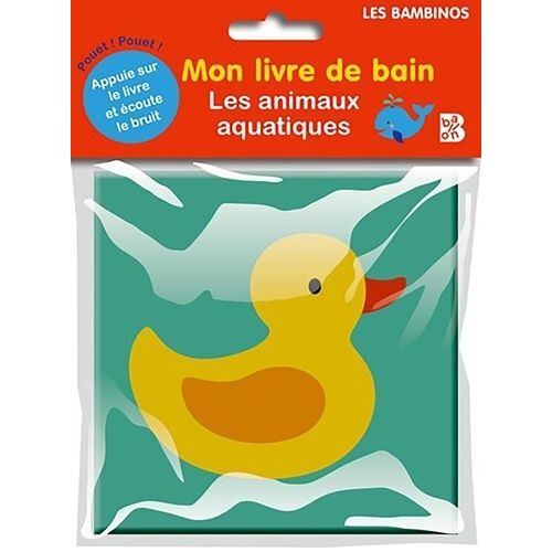 Mon Livre De Bain - Les Animaux Aquatiques