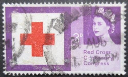 Royaume-Uni N°378 Croix Rouge Oblitéré