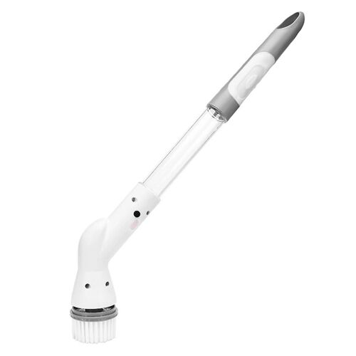 Brosse de sol électrique de salle de bain Outil de nettoyage de sol polyvalent économisant de la main-d'?uvre pour la salle de bain à la maison Blanc