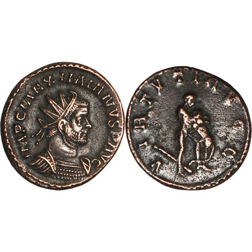 Rome - Aurelianus - Maximien Hercule - Hercule Et Lion De Némée - 289 Ad - Lyon - Ric.458 - 19-147