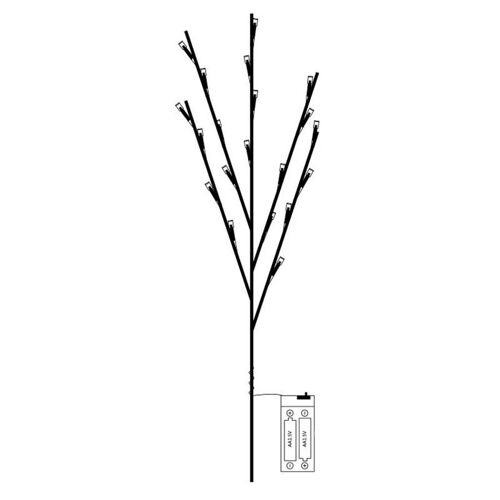 Lumière d'arbre à LED Décoration de branche lumineuse créative Ornement de bonsaï de bureau flexible pour le bureau de la chambre à coucher à la maison Nouveau