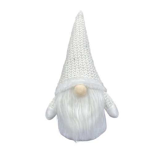 Noël En Peluche Gnome En Peluche Poupée Sans Visage Jouet En Peluche Doux Noël Maison Table De Fête Ornement Décoratif Blanc