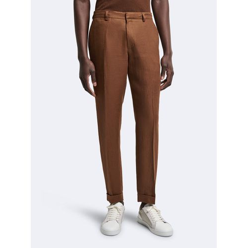 Pantalon De Costume En Lin