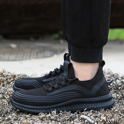 Chaussures De Travail De Sécurité Heavy Duty Sneaker Respirant Anti-Dérapant Anti-Perforation Pour Les Hommes 36