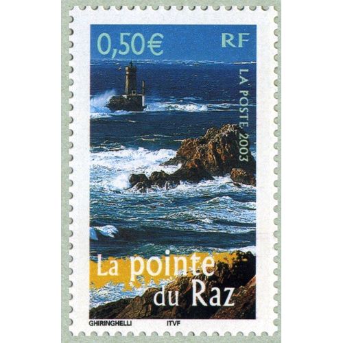 France 2003, Très Beau Timbre Neuf** Luxe Yvert 3601, Portraits De Régions N° 2 - La France À Voir, La Pointe Du Raz.