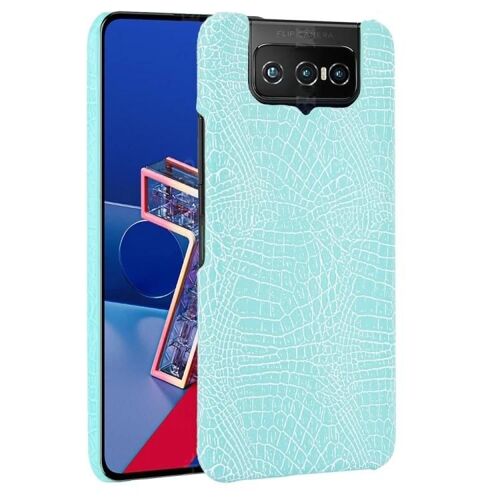 Coques Asus Zenfone 7/7 Pro - Antichocs Crocodile Texture Vert clair Vert clair